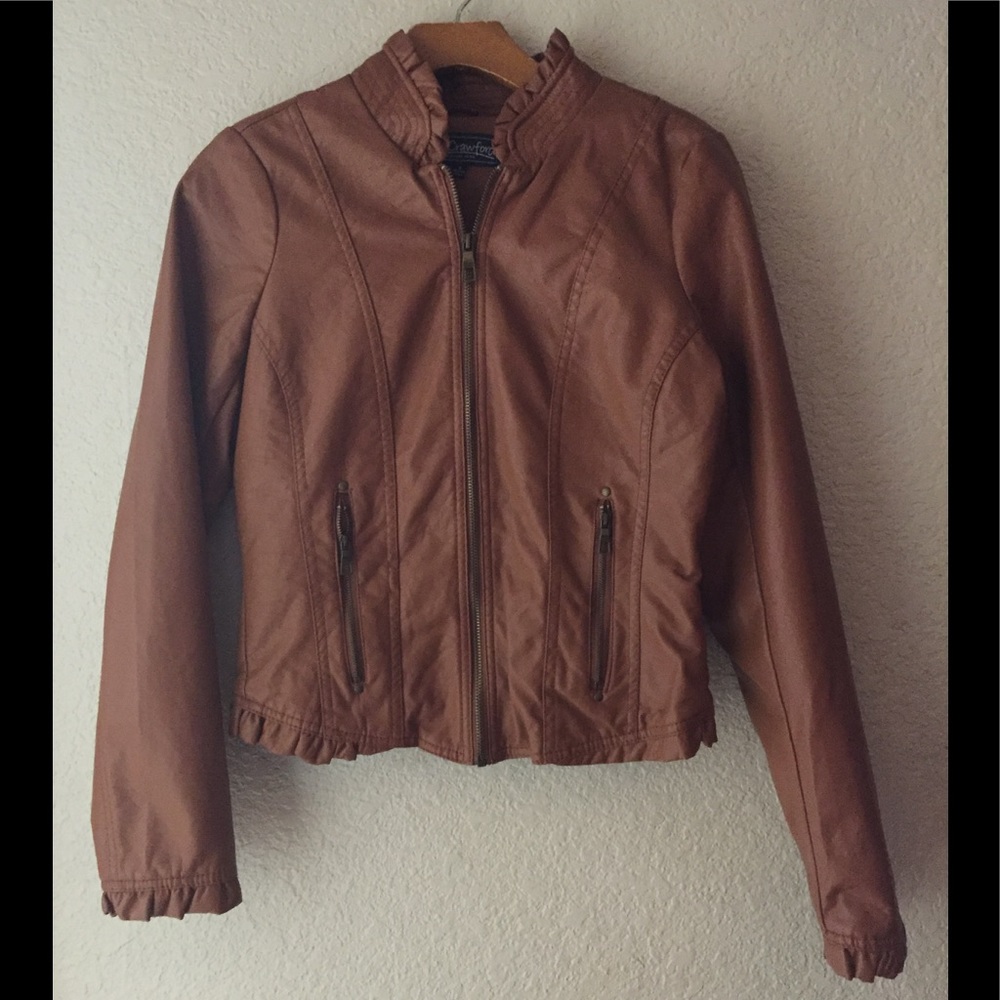 Faux Leather Jacket